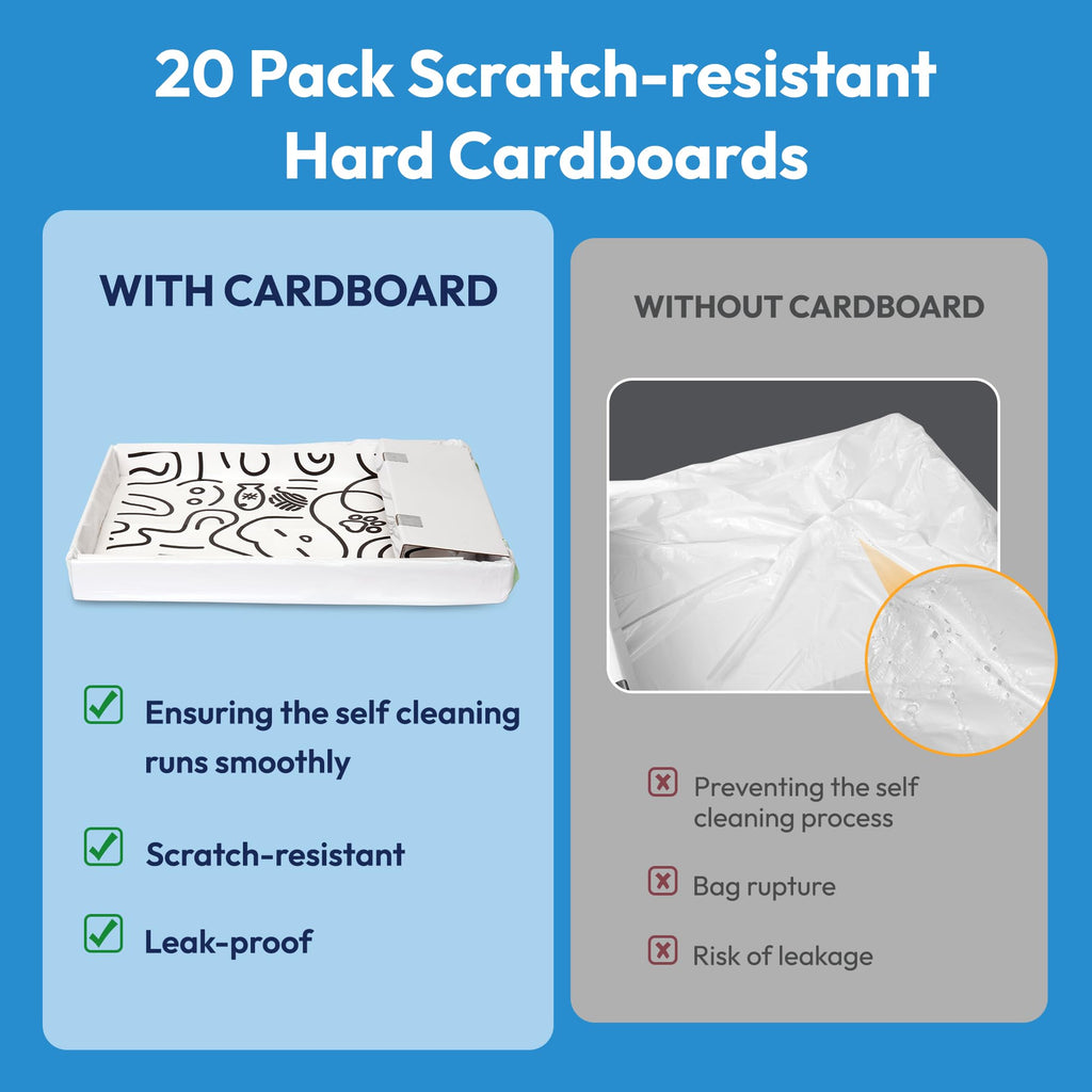 20 Pack Cat Litter Bags with Drawstring X326