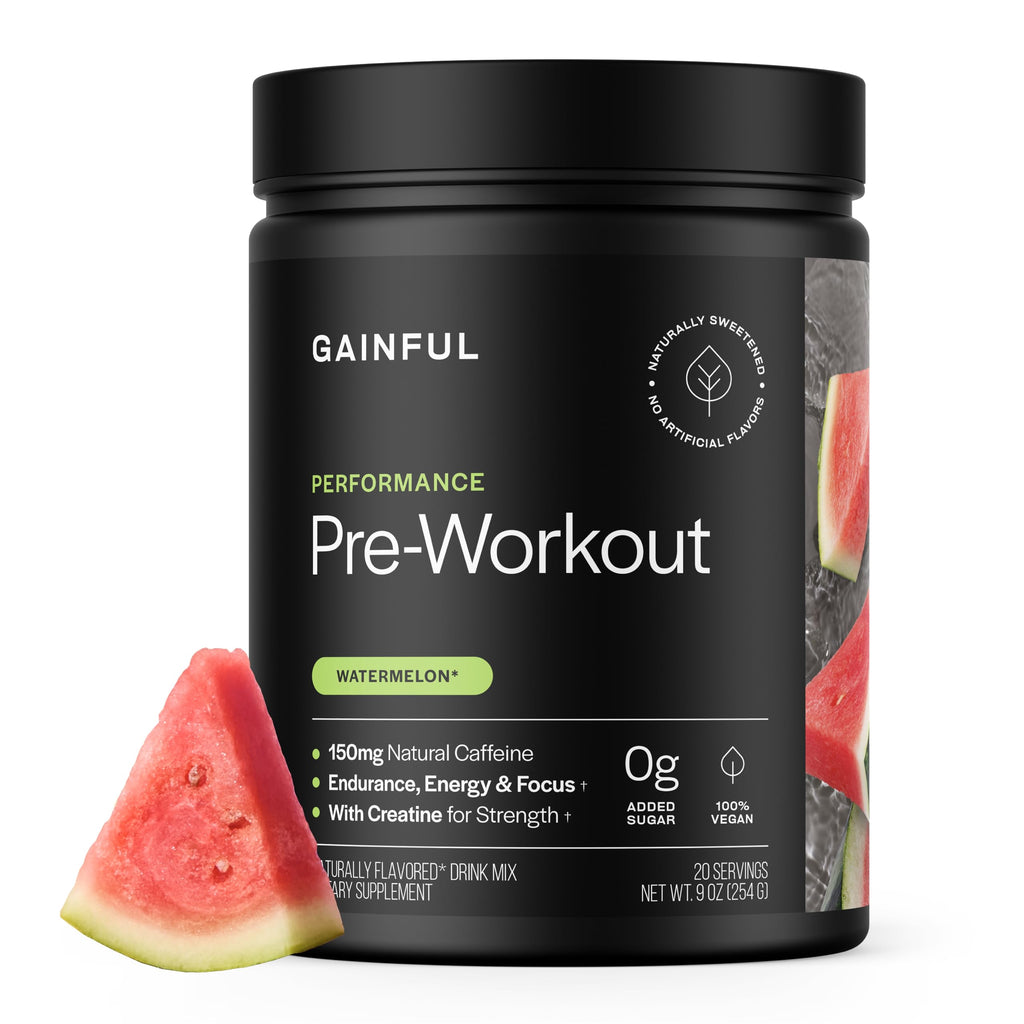 Pre-Workout Powder 3g Creatine Watermelon 20 Servings Y46869
