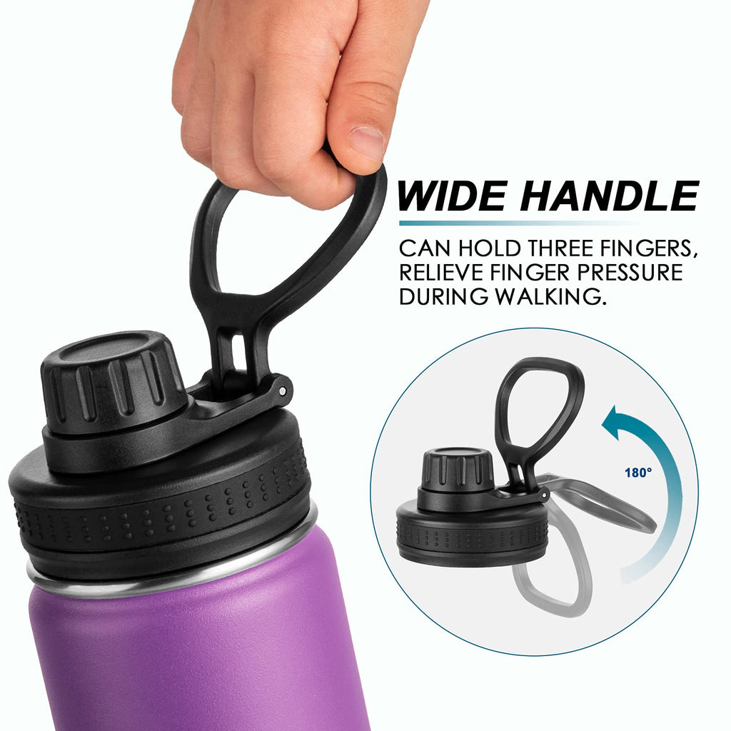 Stainless Steel Vacuum Insulated Water Bottle 16 oz 2 Pack X6979