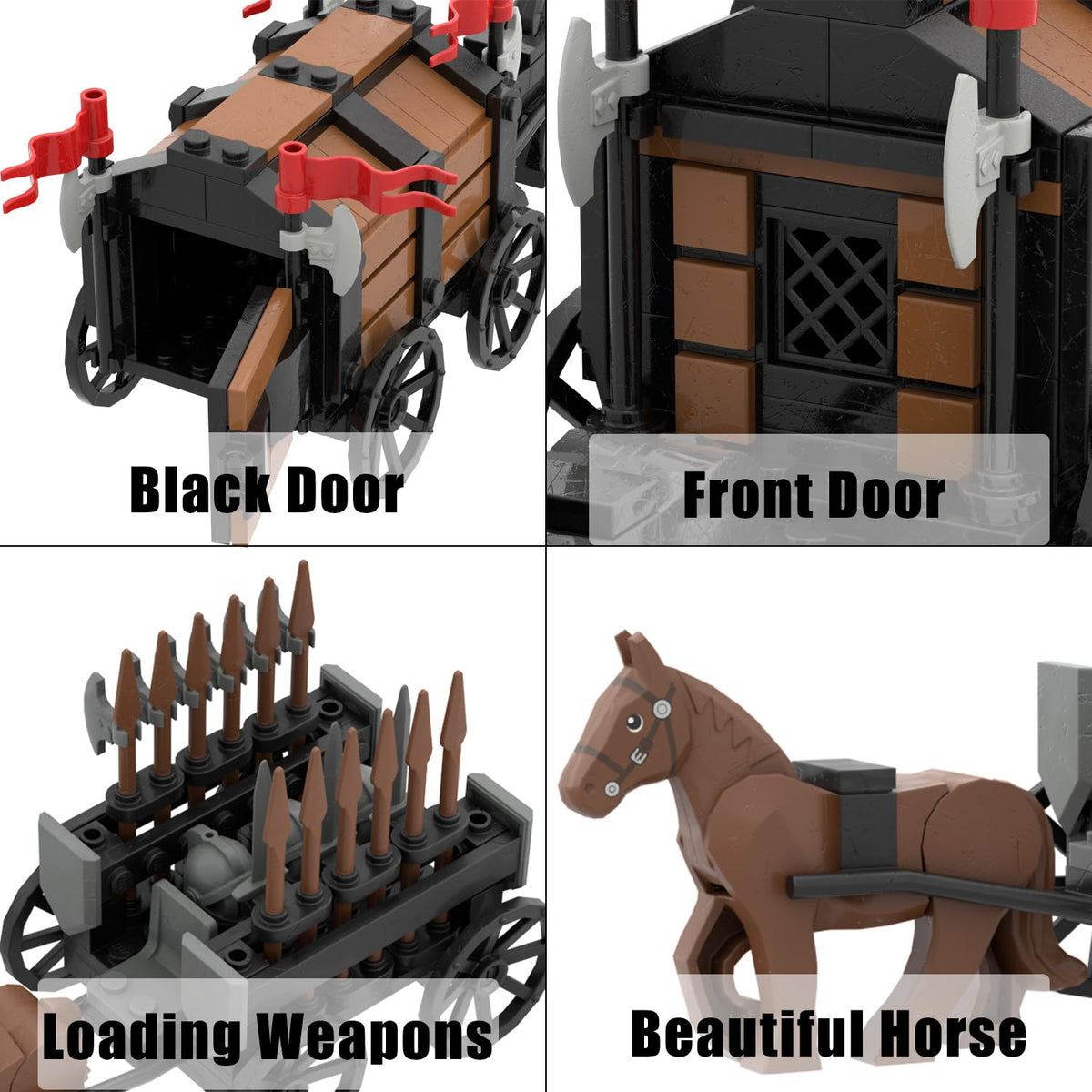 Medieval Carriage Building Blocks B222