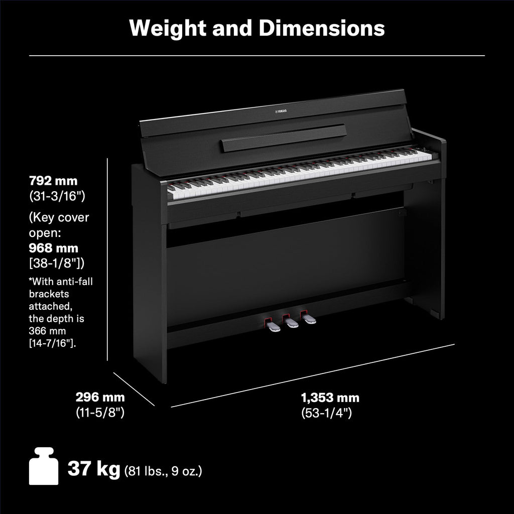 Black 88-Key Weighted Digital Piano J966437