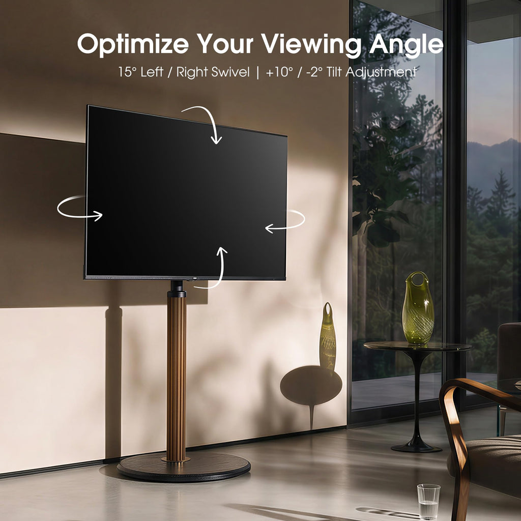 Aluminum Rolling TV Stand for 32-65 inch TVs R2100