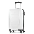 Hardside Luggage with Spinner Wheels, Carry-On 20-Inch, Brushed White J2106