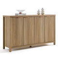 56" Golden Oak Buffet Cabinet C2219