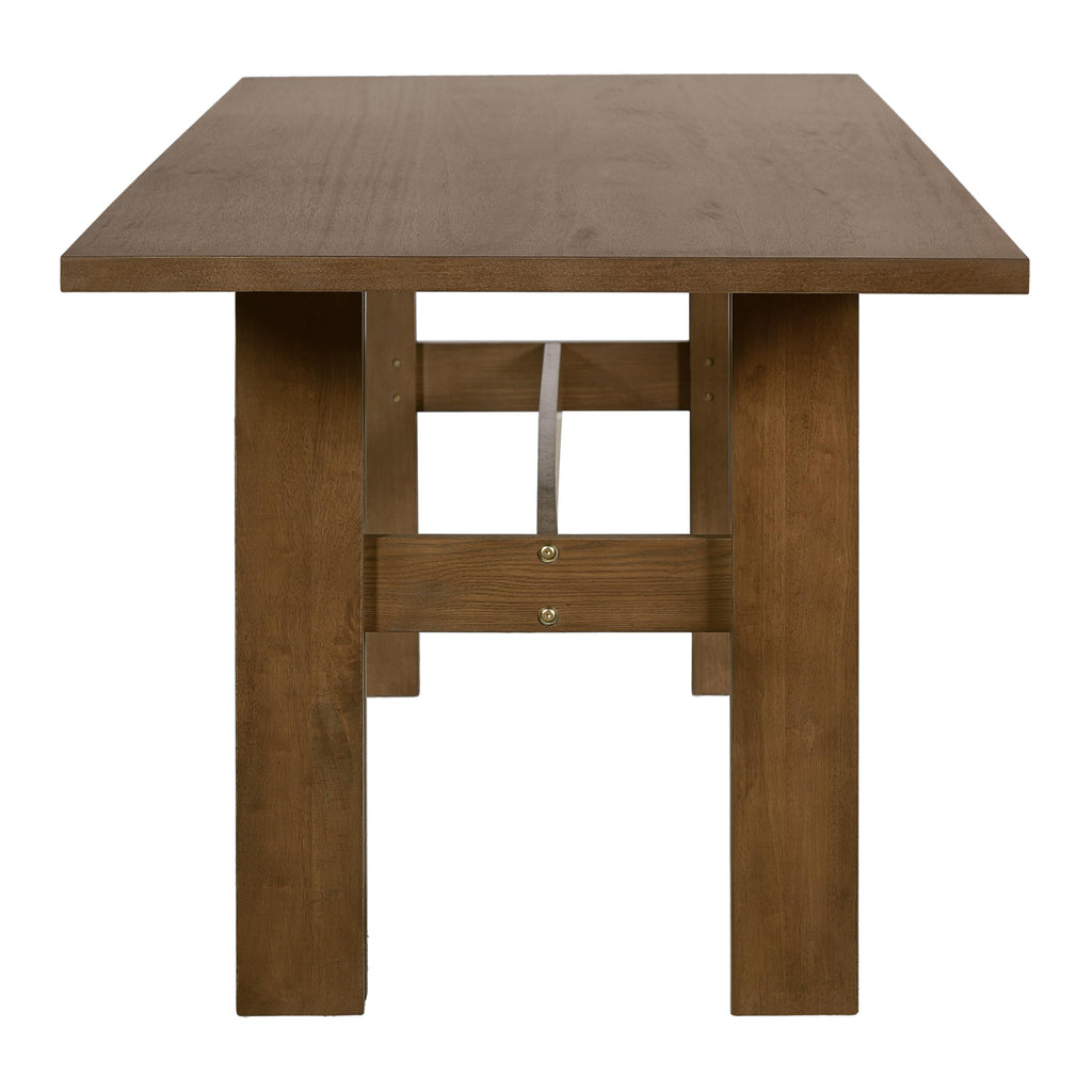7-Piece Rubber Wood Dining Table Set with Chairs P448