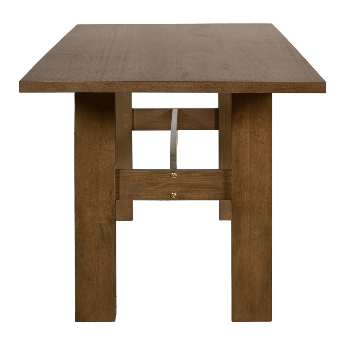 7-Piece Rubber Wood Dining Table Set with Chairs P448