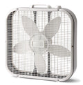 20" Weather Resistant Box Fan, 3-Speeds, White F5444