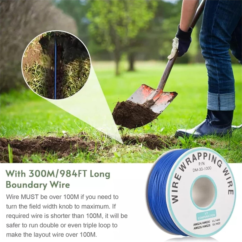 Electronic Dog Fence, In-ground/Aboveground Pet Containment System, Waterproof Training Collar M30190