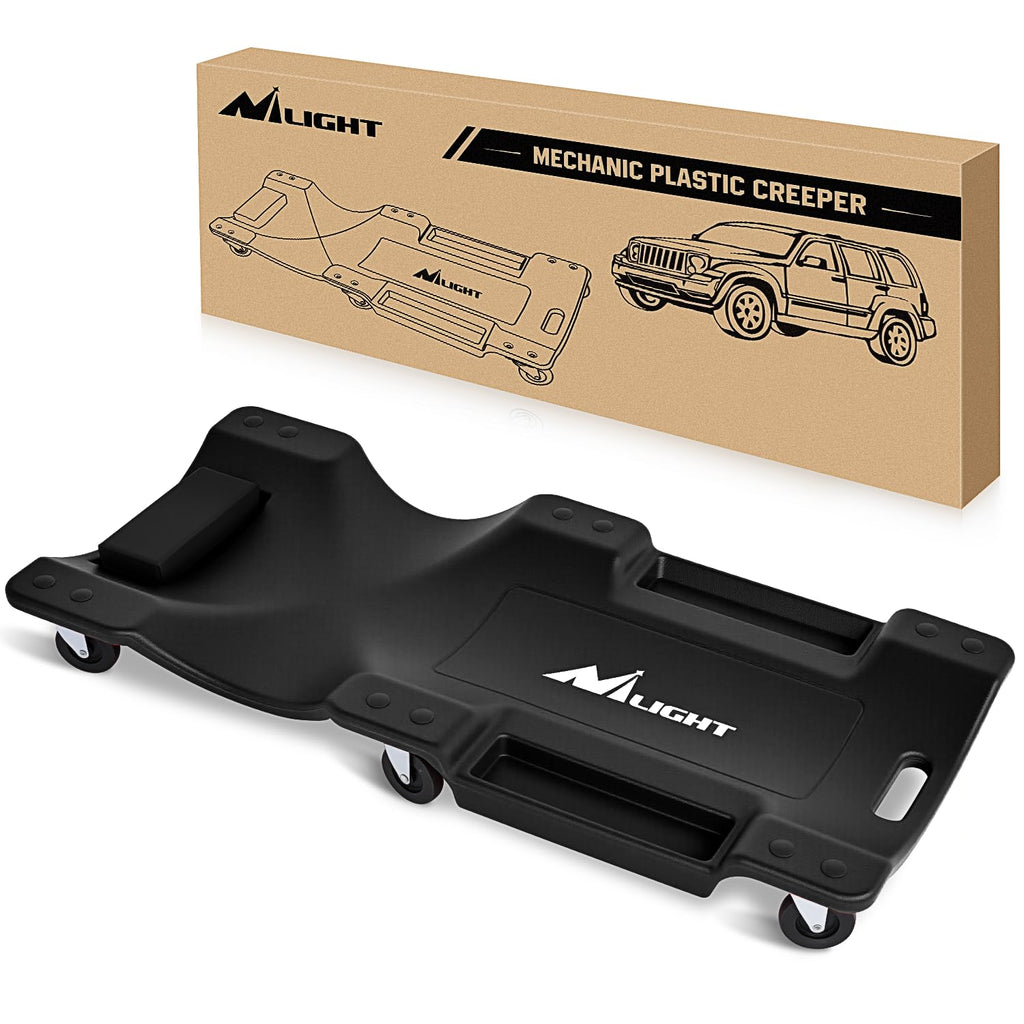 40" Mechanic Plastic Creeper with Padded Headrest Y9208