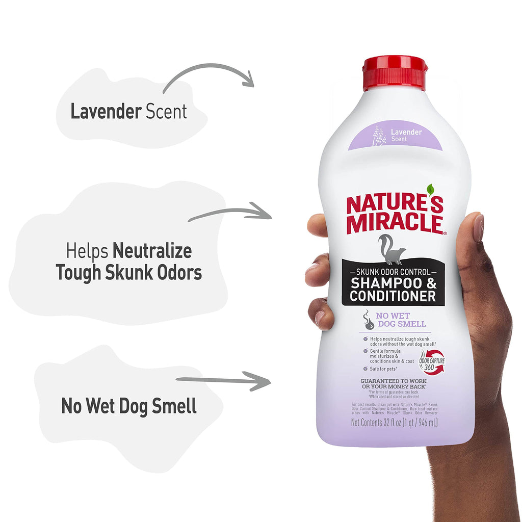 Skunk Odor Control Shampoo & Conditioner, 32 oz L4453