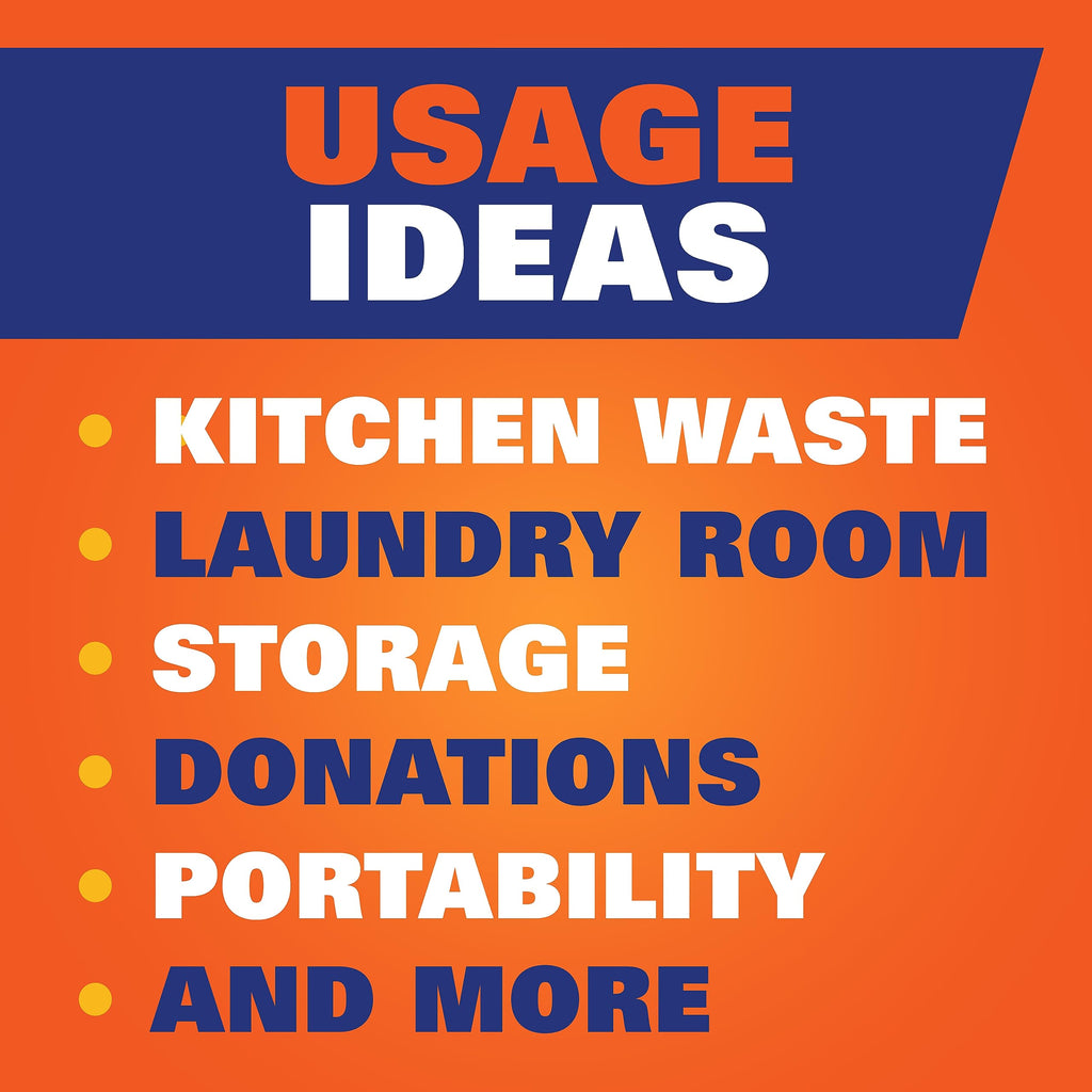 13 Gal White Unscented Kitchen Trash Bags K40079