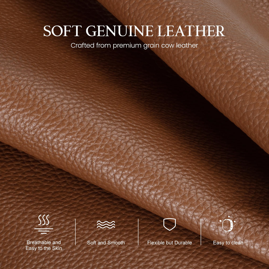 Anti-theft Genuine Leather Crossbody Bag with RFID Card Slots X19357