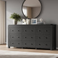 9 Drawer Wood Dresser Q9235