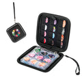 Black Guitar Pick Case Holds 84 pcs Picks Y505