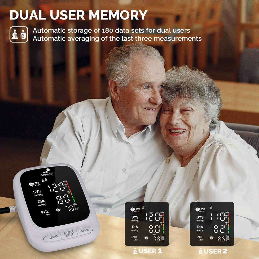 Automatic Upper Arm Blood Pressure Monitor with Adjustable 8.7"-16.5" Cuff I595238