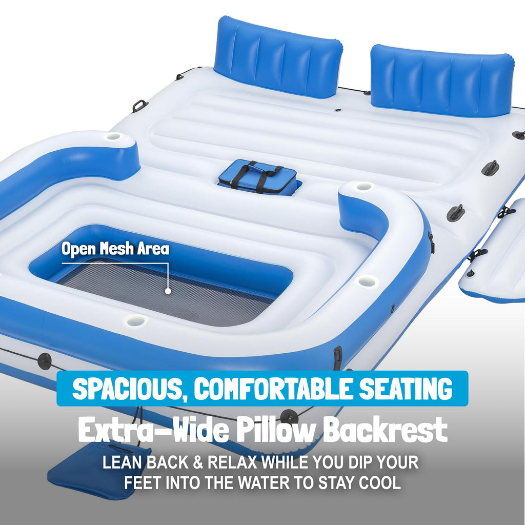 6 Person Inflatable Lake Float W604