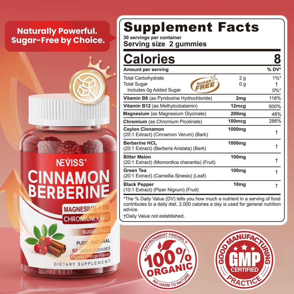Sugar Free Vegan 2000mg Berberine Gummies R767