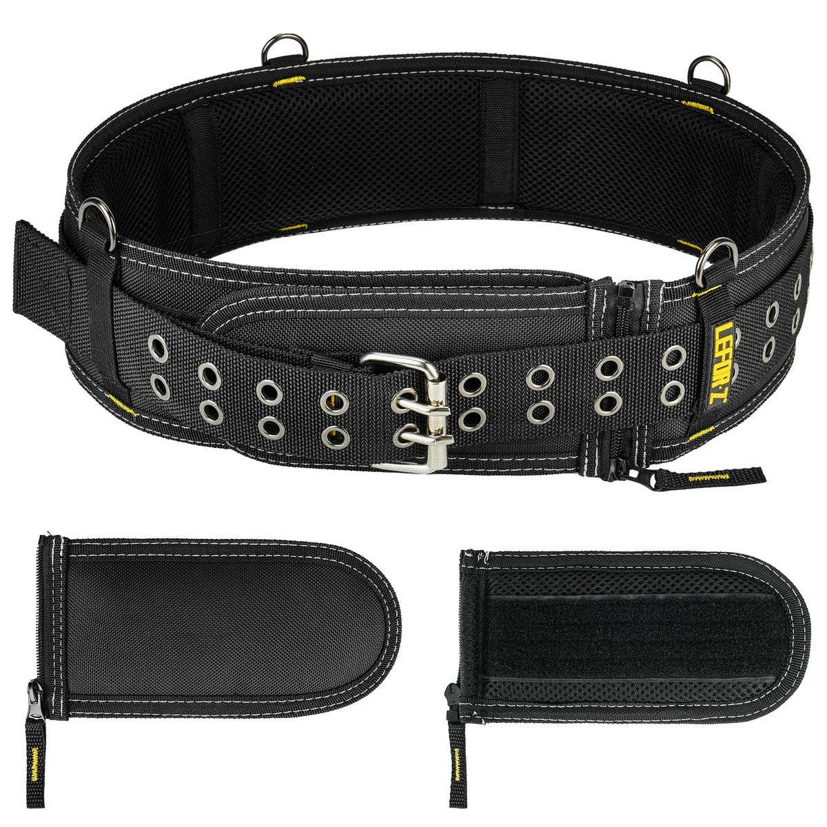 4-Inch Padded Heavy Duty Tool Belt with Suspenders Z29831