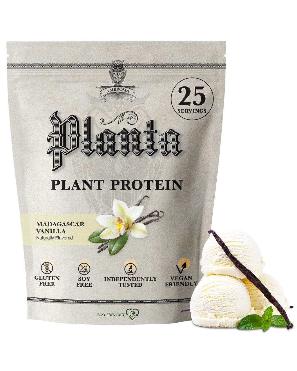 Plant Based Vegan Pea Protein Powder 20g Vanilla C254913
