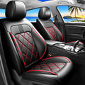 Car Seat Covers Red Black W700