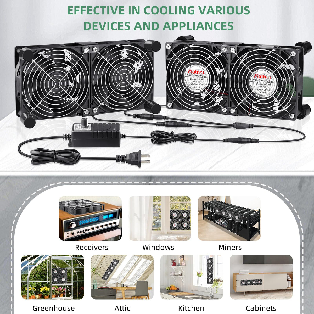 120mm Computer Fan Variable Speed Control K10460