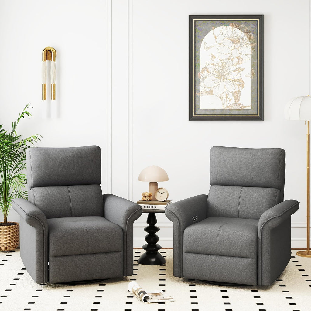 Power Swivel Rocker Recliner Chair L573