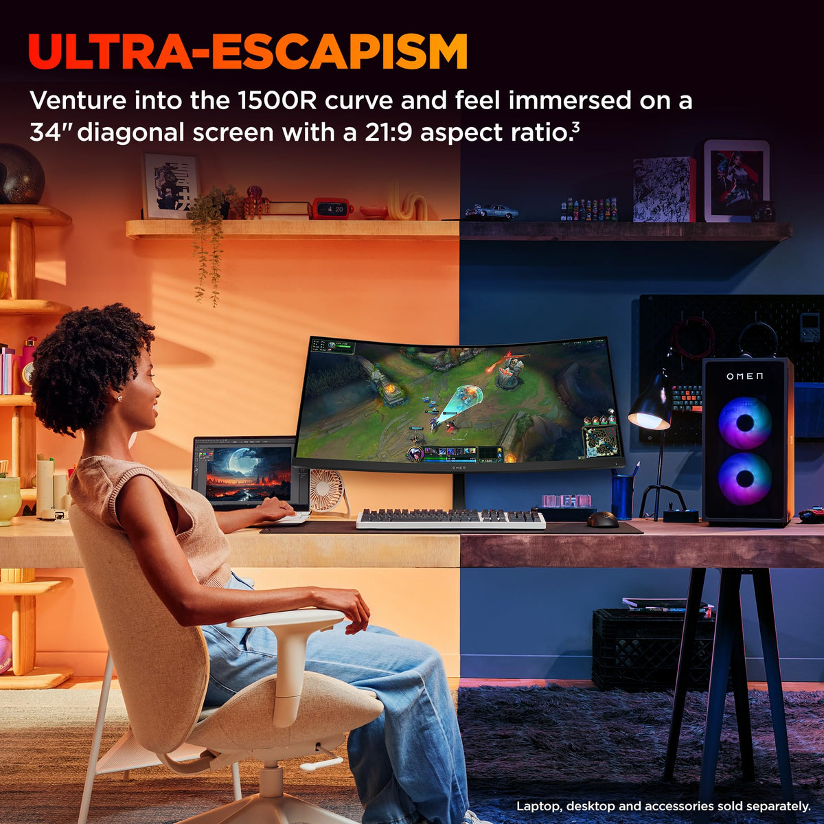 34 inch WQHD 180Hz Curved Gaming Monitor P3898