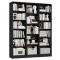 Triple Wide Bookshelf with 17 Display Shelves Q6481