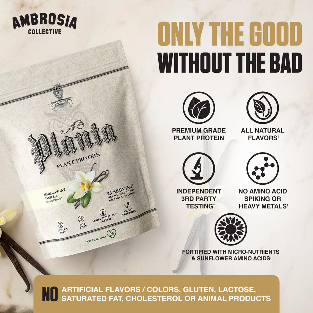 Plant Based Vegan Pea Protein Powder 20g Vanilla C254913