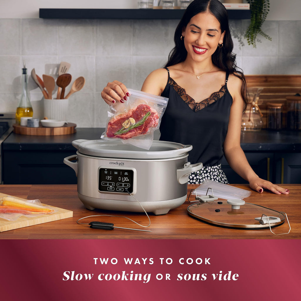 7-Quart Slow Cooker with Sous Vide Function Q802118