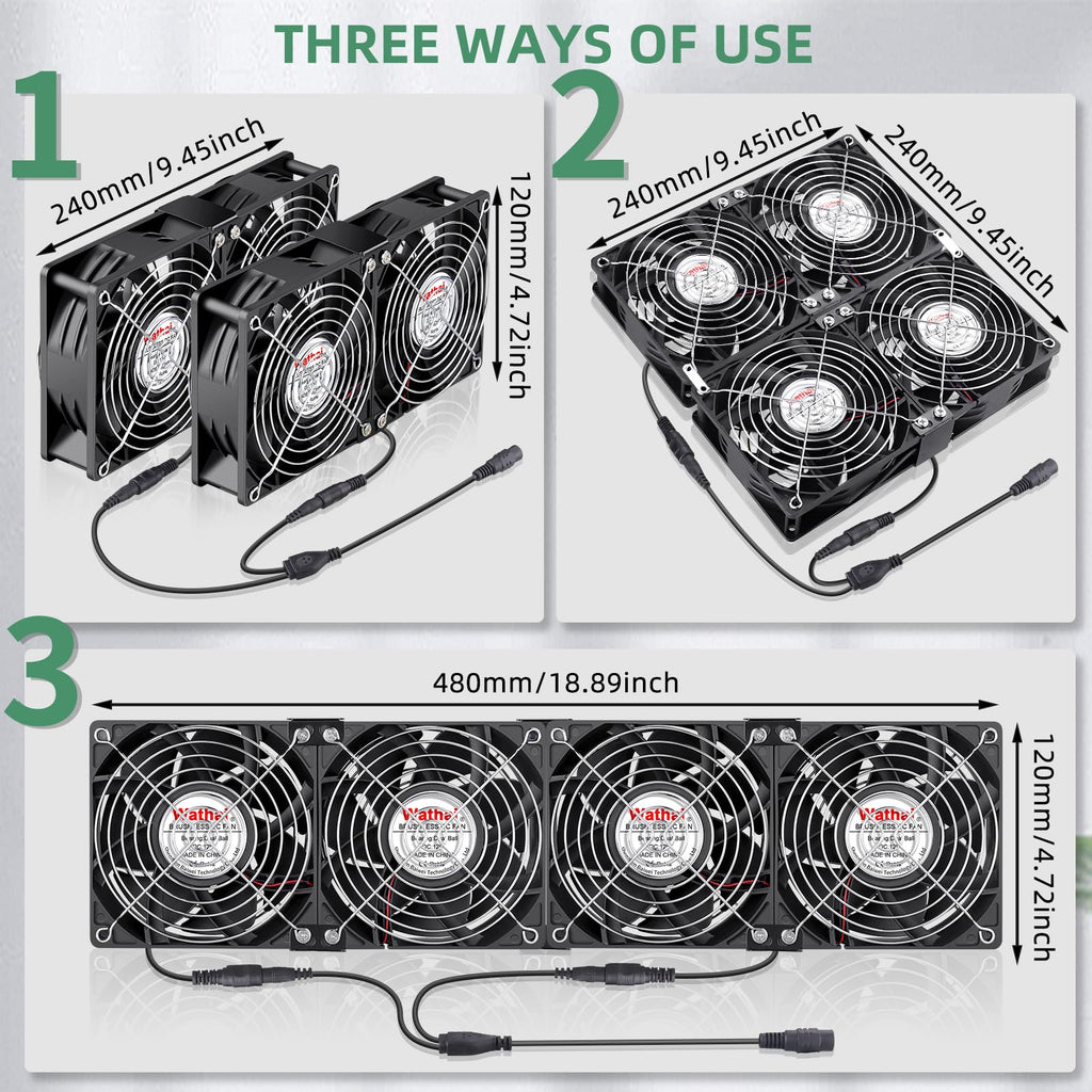 120mm Computer Fan Variable Speed Control K10460