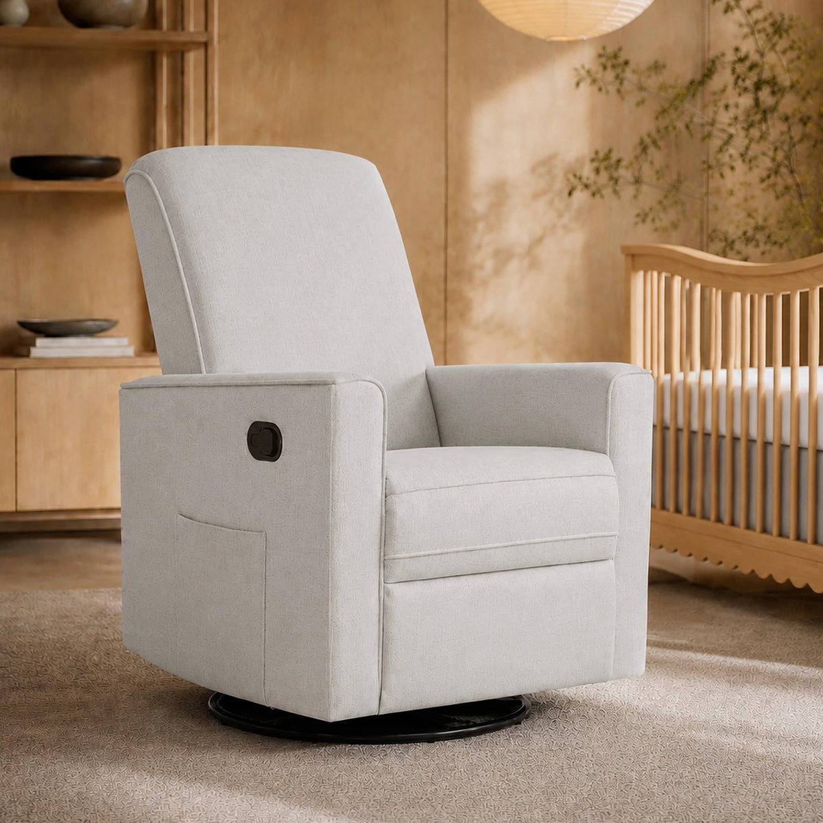 Upholstered Manual Glider Recliner S718171