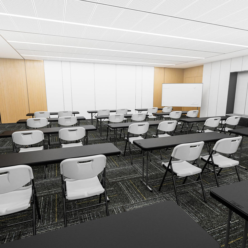 White 4 Pack Folding Chairs S65220