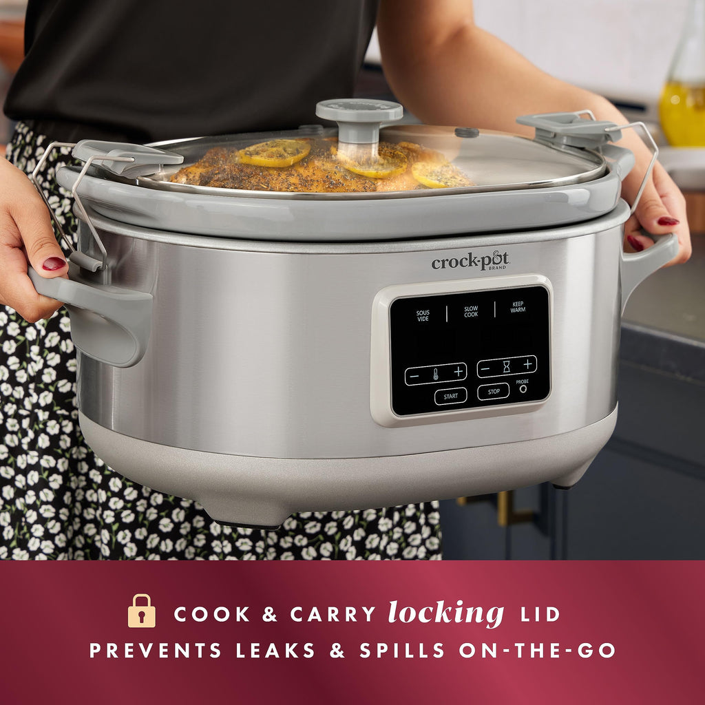 7-Quart Slow Cooker with Sous Vide Function Q802118