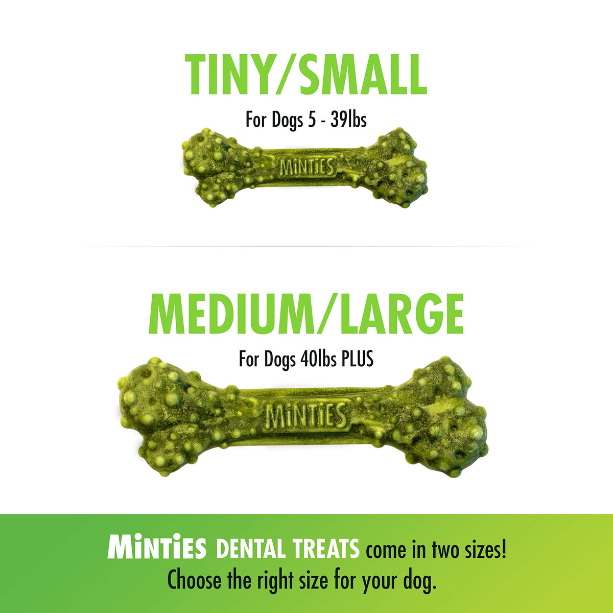 Minties Dog Dental Bone Treats I2270