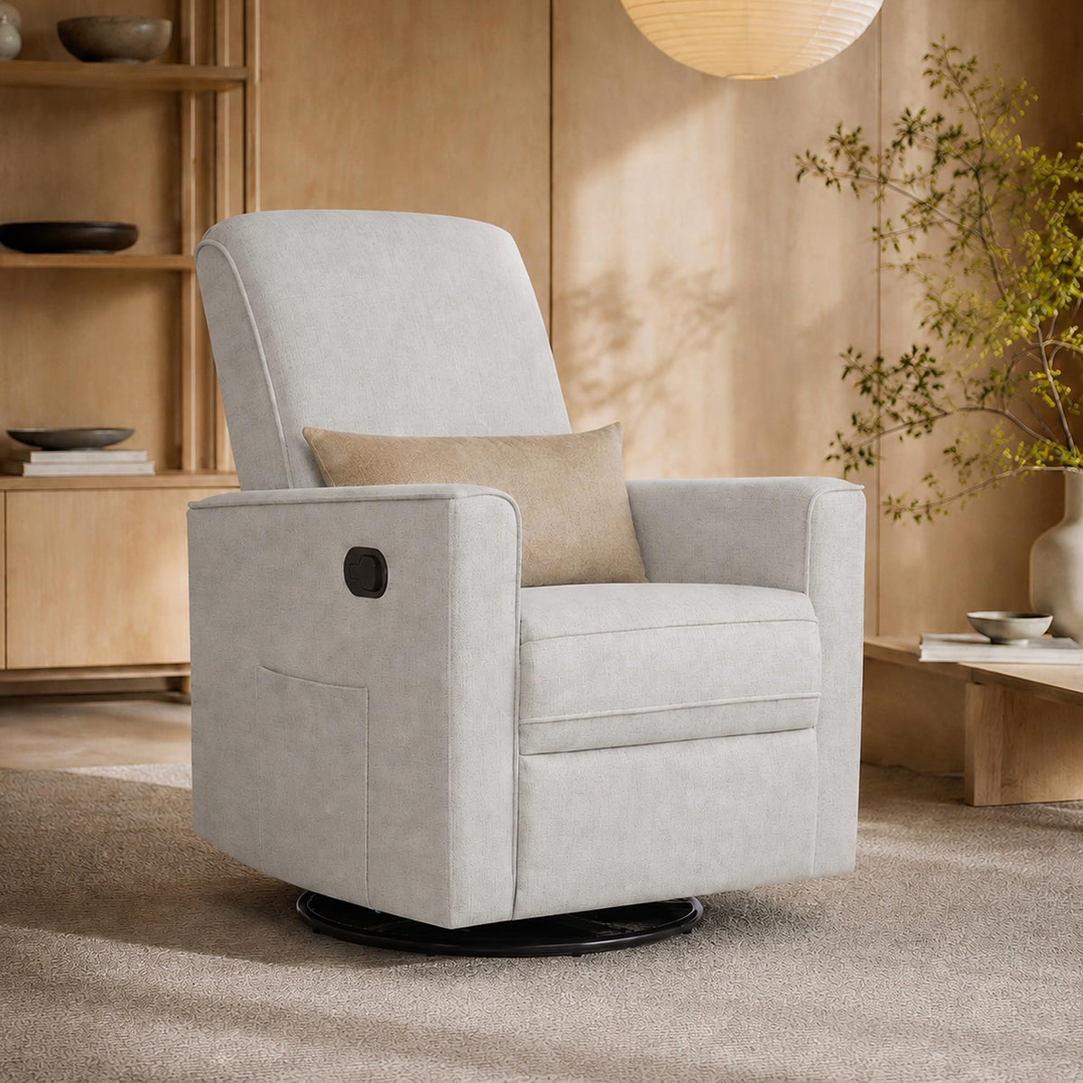 Upholstered Manual Glider Recliner S718171
