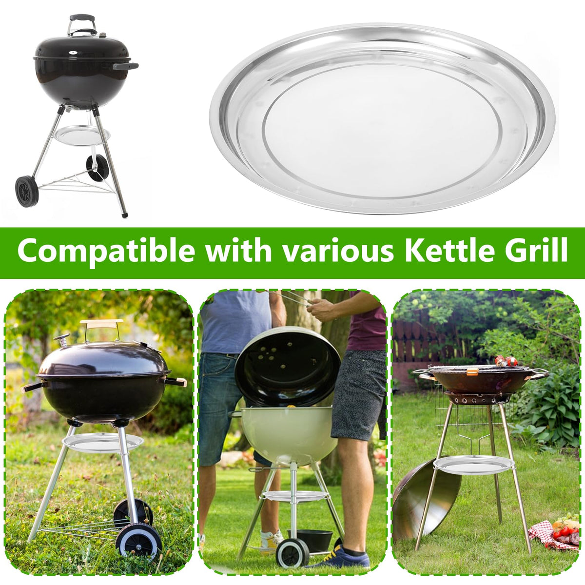 Charcoal Grill Ash Catcher Pan U351