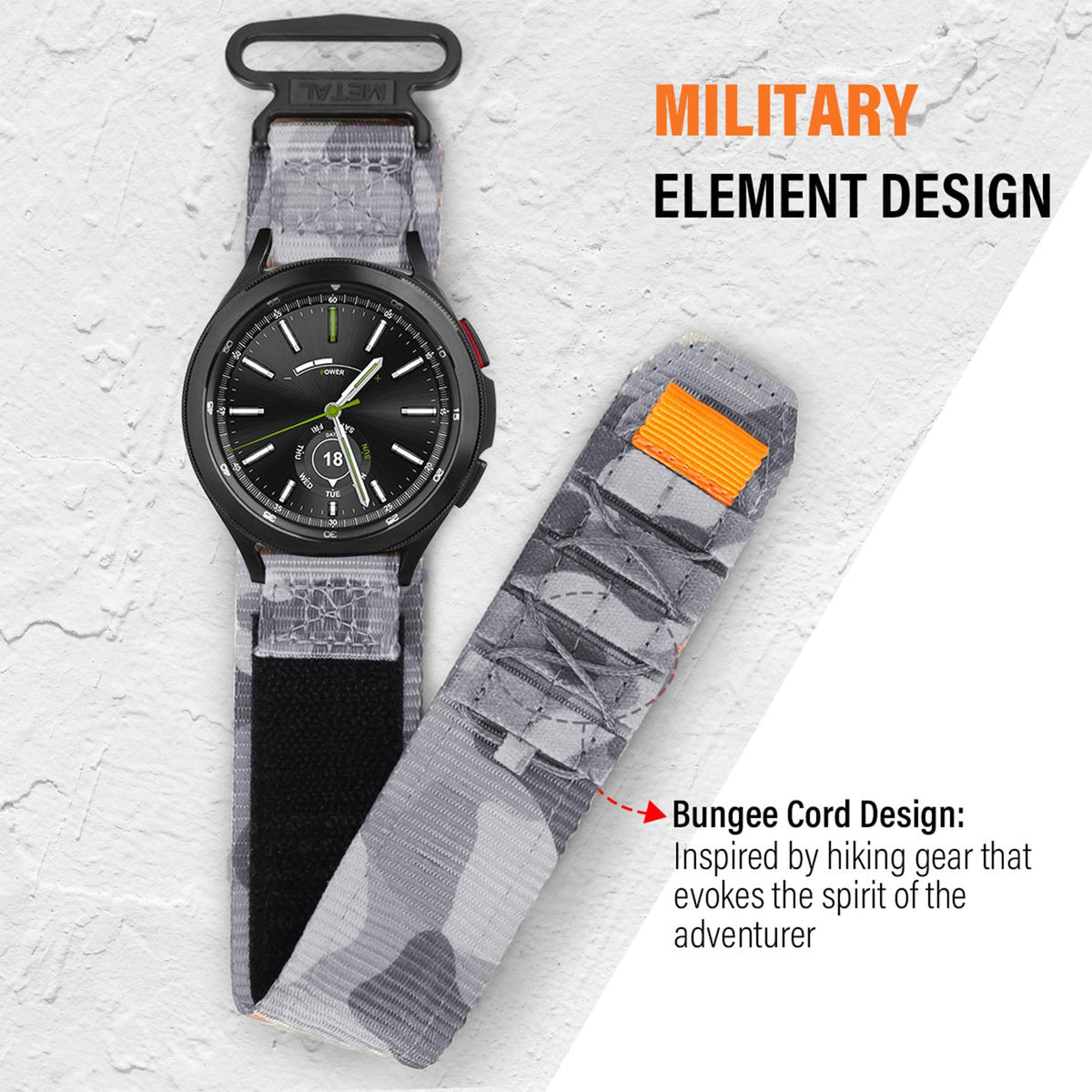 Nylon Sport Watch Band 20mm 22mm Quick Release D33185