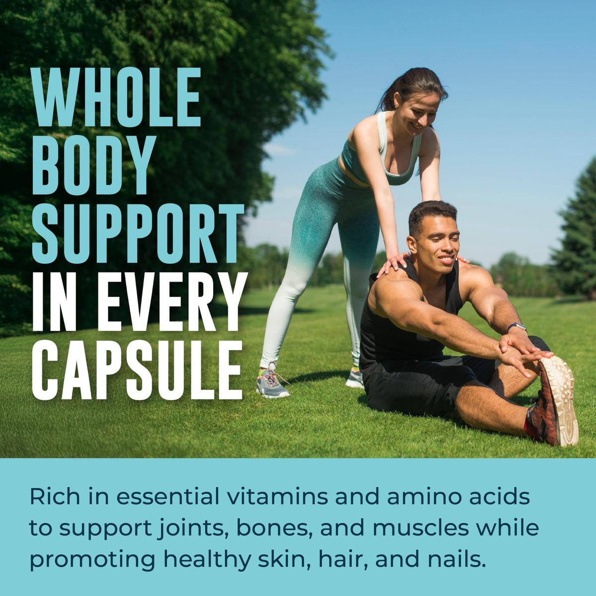 Bone Broth Capsules with Collagen, 180 Capsules Y497