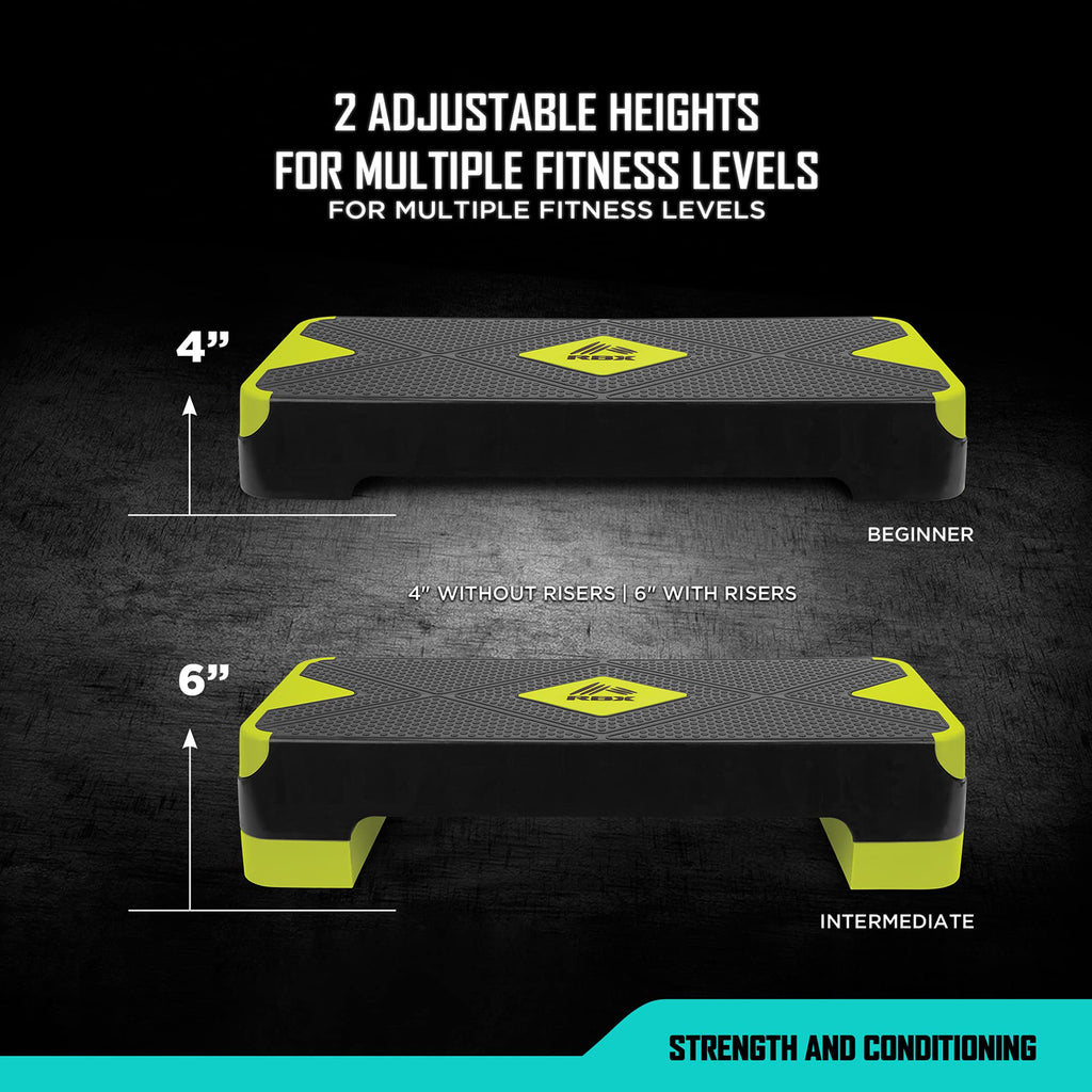 Aerobic Step Platform with Non-Slip Textured Surface Q99441
