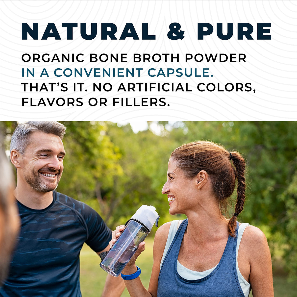Bone Broth Capsules with Collagen, 180 Capsules Y497
